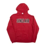 Sinclair Hoodie Red Pullover Mens Red