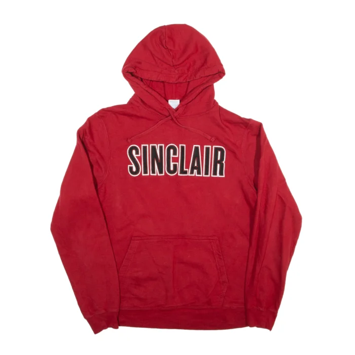 Sinclair Hoodie Red Pullover Mens Red