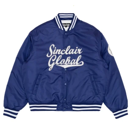 SCRIPT SATIN JACKET