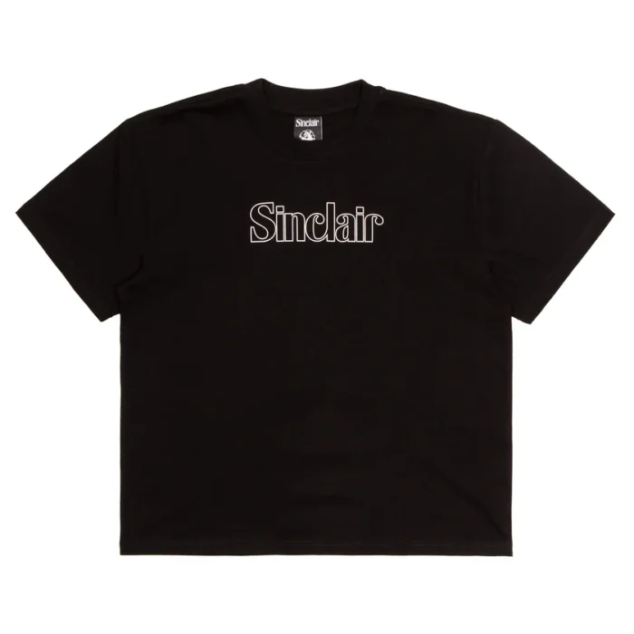 Sinclair Outline Logo Tee Black